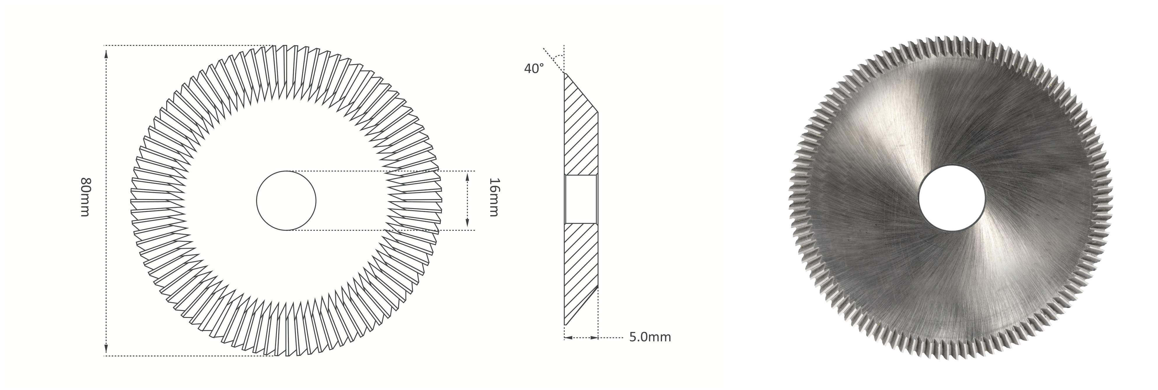 φ80x5.0xφ16x40°