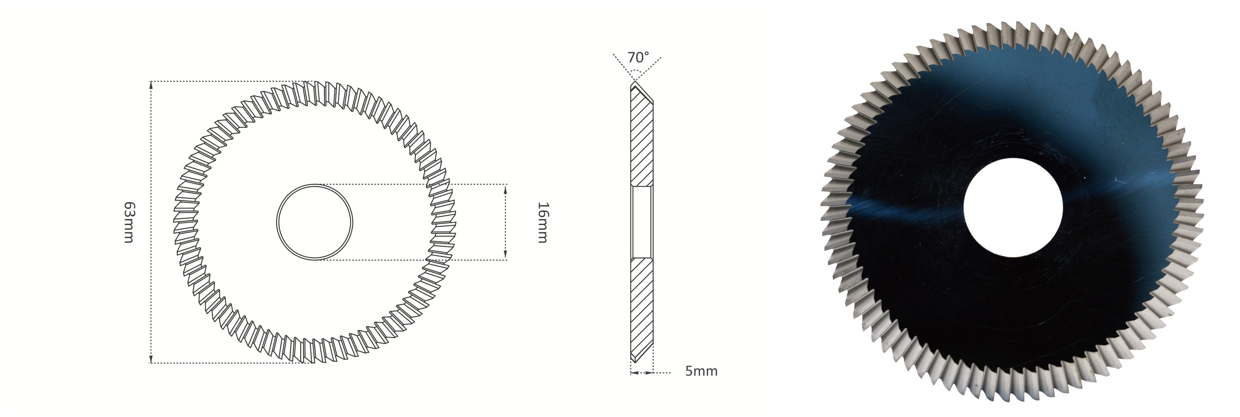 φ63x5.0xφ16x70°