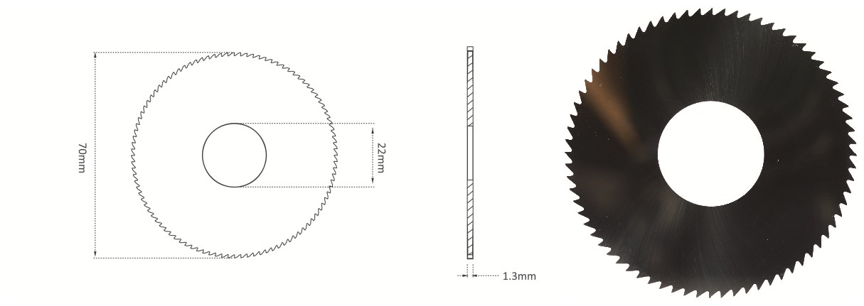 φ70x1.3xφ22