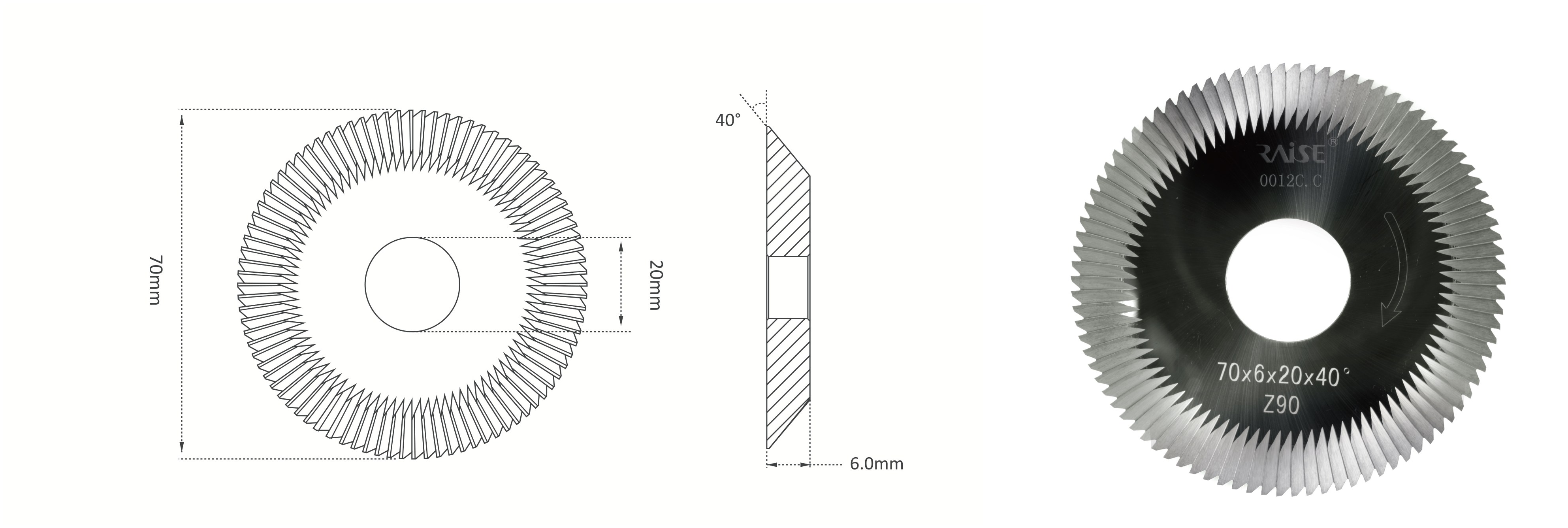 φ70x6.0xφ20x40°