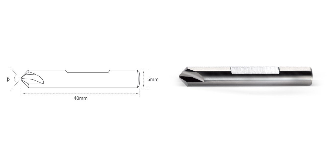 solid carbide dimple cutter